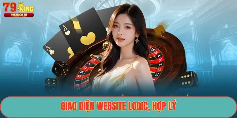 Giao diện website logic, hợp lý